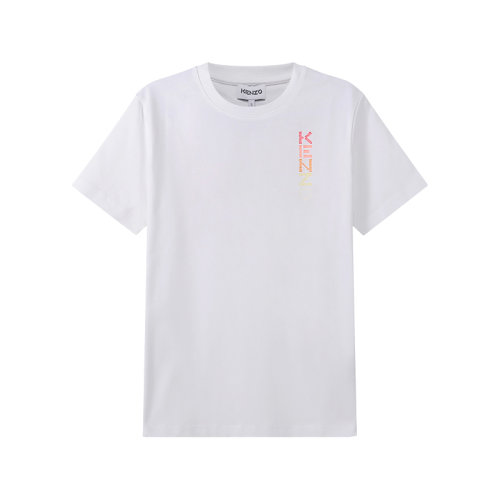 KENZO/高田賢三 女士棉質(zhì)圓領(lǐng)短袖T恤LOGO刺繡 2TS929 4SB