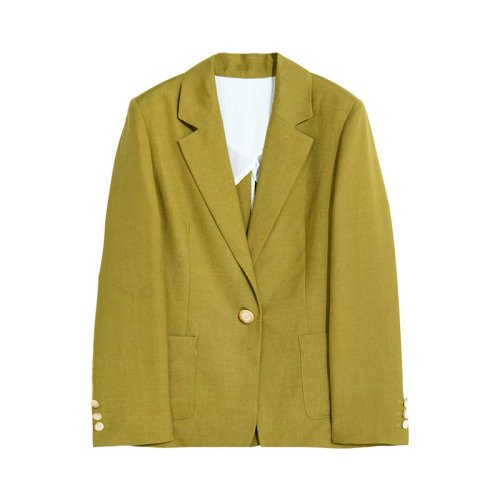 GeleiStory/GeleiStory2022秋冬新款一?？蹃喡楸】詈喖s寬松顯瘦通勤休閑外套西服上衣女