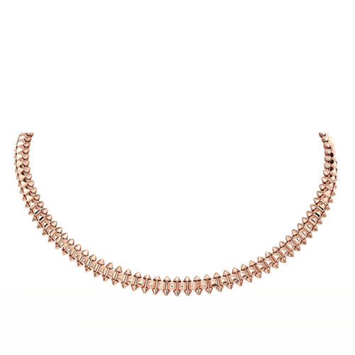 CARTIER/卡地亞 CLASH DE CARTIER系列 中號(hào)18k金玫瑰金子彈頭項(xiàng)鏈N7424407