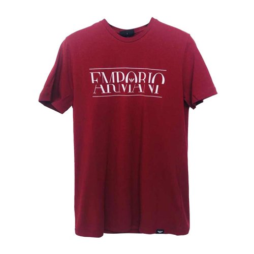 ARMANIJEANS/阿瑪尼牛仔/紅色男士短袖T恤