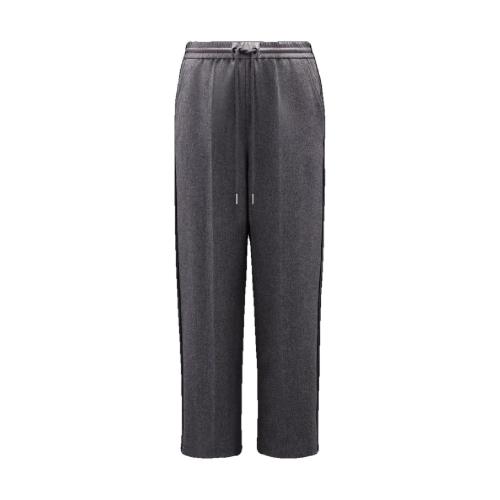  MONCLER蒙可蒙克萊 22年秋冬 女士 休閑褲 Straight Leg Flannel Trousers H20932A00007542339