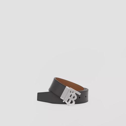  BURBERRY 22年秋冬 男士 雙面兩用專屬標(biāo)識(shí)壓花皮革腰帶 80583521