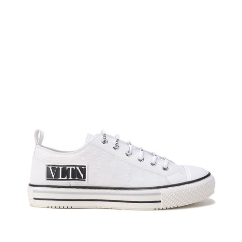 Valentino/華倫天奴【22春夏新款】男士織物GIGGIES系帶休閑運動鞋VLTN標志 XY2S0D57 MBU
