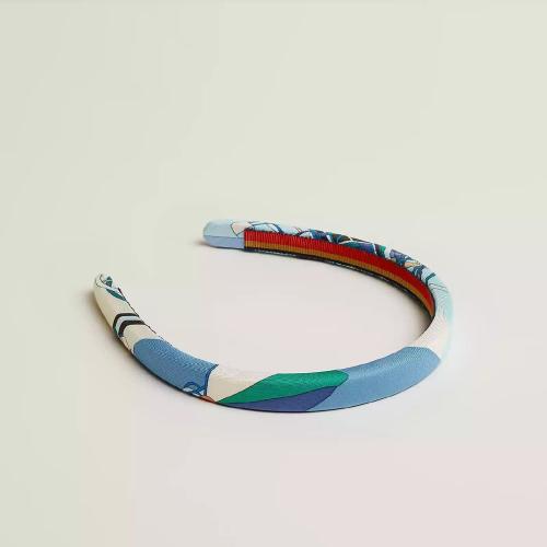  HERMES愛馬仕 22年秋冬 女士 發(fā)帶 Serre-tete Elsa ??Voitures Exquises?? H221006G 04TU