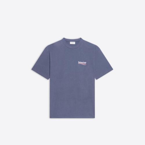  BALENCIAGA巴黎世家 22年春夏 女士 短袖T恤 Political Campaign T恤 Large Fit 641655TKVJ113 預(yù)定商品1-3周發(fā)貨