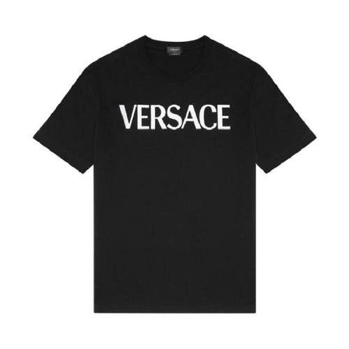  VERSACE/范思哲 男士黑色棉質(zhì)短袖T恤 1001284-1A00918 1B000 PLFSX