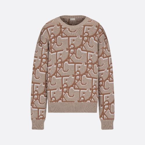  DIOR迪奧 22年秋冬 男士 針織衫 CACTUS JACK DIOR 超大版型針織衫 283M663AT358_C180