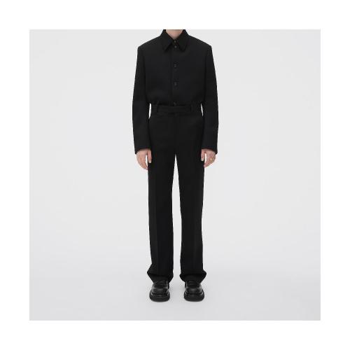  BV葆蝶家 22年秋冬 男士 休閑褲 pantalon droit habille en grain de poudre 716950VKIS01000