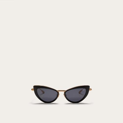  VALENTINO華倫天奴 22年秋冬 女士 太陽眼鏡 VIII - LUNETTES OEIL-DE-CHAT EN TITANE ET ACé