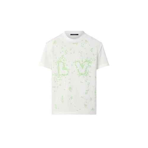  LV路易威登 22年秋冬 男士 短袖T恤 LV SPREAD 刺繡 T 恤 1AA80B 1AA806 1AA80A 1AA808 1AA809