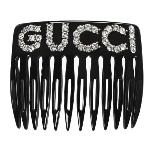  GUCCI古馳 22年秋冬 女士 水晶Gucci圖案發(fā)梳 503957 I12GO 8520