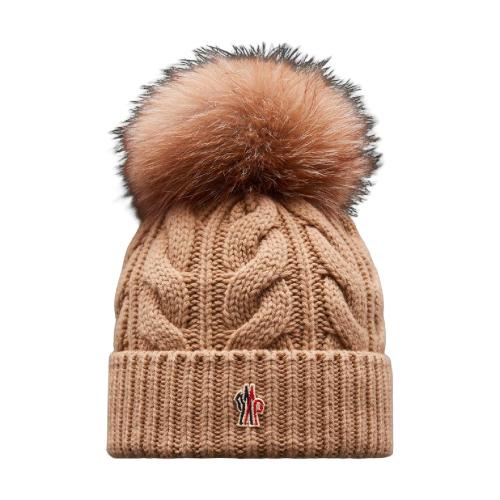  MONCLER蒙可蒙克萊 22年秋冬 女士 帽子 Beanie With Pom Pom H20983B00008A0069246