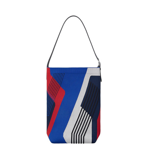 HERMES/愛馬仕 經(jīng)典étrivière系列 男士拼色技術(shù)面料配皮單肩手提包H078348CKAD