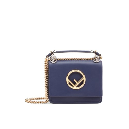  FENDI/芬迪 女士藍(lán)色小牛皮單肩包 8BT286 A3QX F02SI