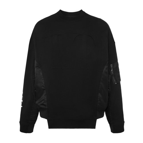 Valentino/華倫天奴 黑色 男士VLTN運(yùn)動(dòng)衫衛(wèi)衣 UV0CII452KP0NO 20年秋冬