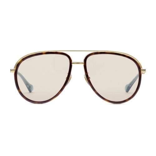  GUCCI古馳 22年秋冬 女士 飛行員太陽(yáng)眼鏡 691355 I3330 2374