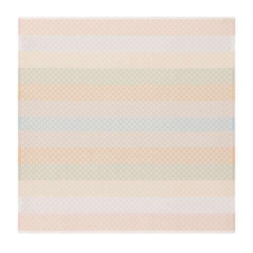  GUCCI古馳 22年秋冬 女士 GG提花披肩 558274 3GC46 9288