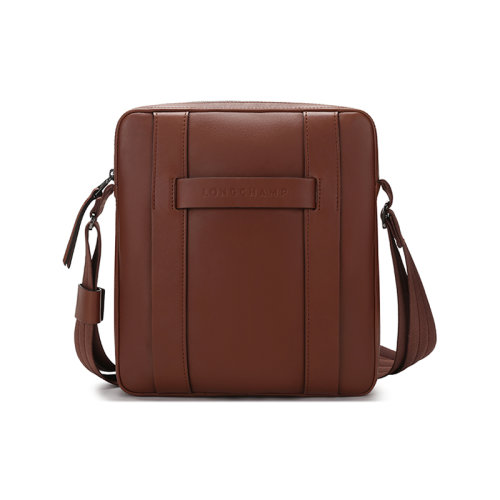 Longchamp/瓏驤 男士LONGCHAMP3D系列牛皮單肩斜挎包 1077 773