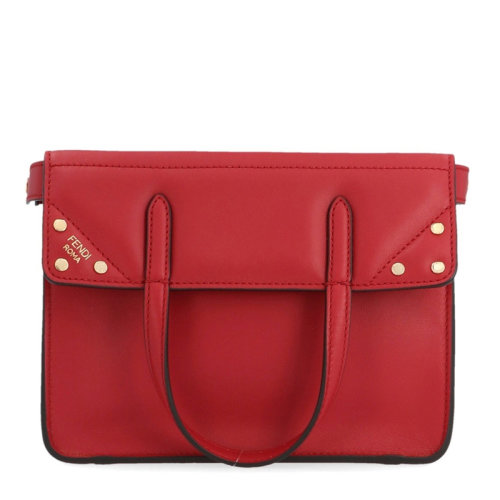 FENDI/芬迪   FLIP系列 女士LOGO標(biāo)識通勤包單肩包斜挎包手提包