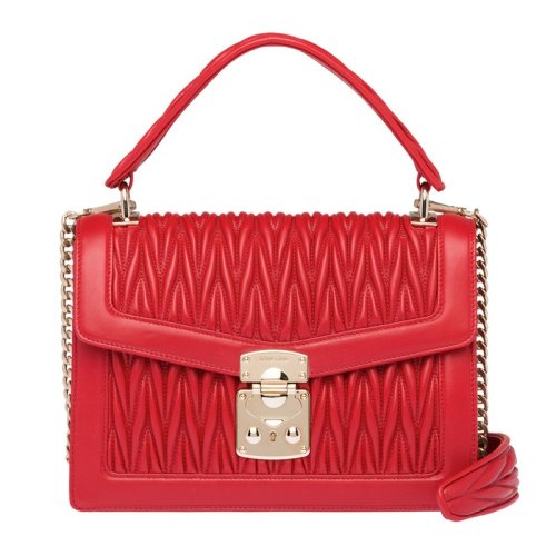  Miu Miu/繆繆 女士黑色羊皮革手提包 5BA094 N88 F0002 PLSX