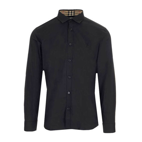 Burberry/博柏利 男裝 服飾 翻領(lǐng)騎士刺繡時(shí)尚襯衣 男士長(zhǎng)袖襯衫