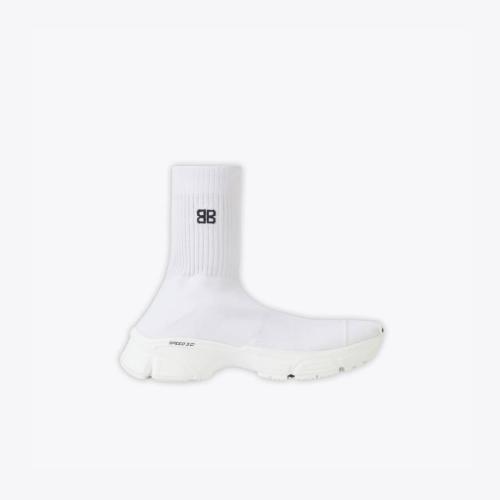  BALENCIAGA巴黎世家 22年春夏 女士 休閑運(yùn)動(dòng)鞋 Women%27s Speed 3.0 Sneaker in WHITE 654466W2 預(yù)定商品1-3周發(fā)貨