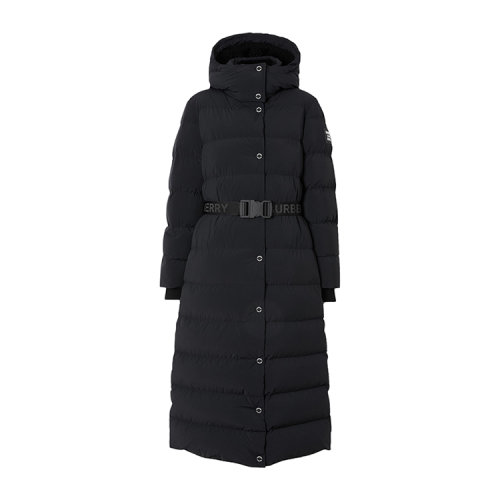 BURBERRY/博柏利 可拆式連帽束帶女士羽絨服 8018556 1