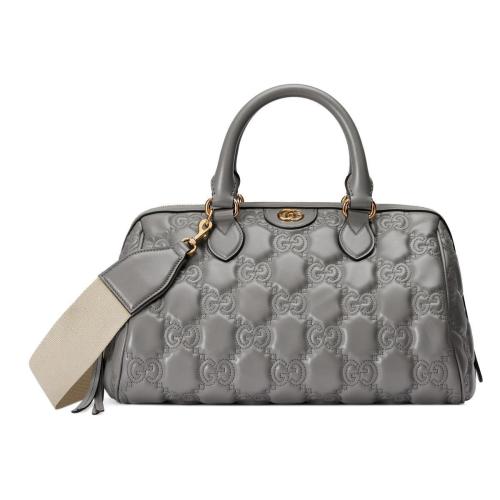  GUCCI古馳 22年秋冬 女士 GG Matelasse皮革中號(hào)手袋 702242 UM8HG 1563