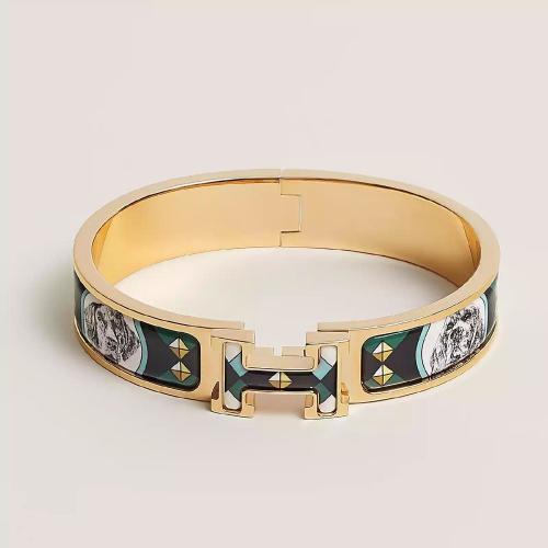  HERMES愛馬仕 22年秋冬 女士 手鐲 Bracelet Clic H Colliers et Chiens H702418F D5PM