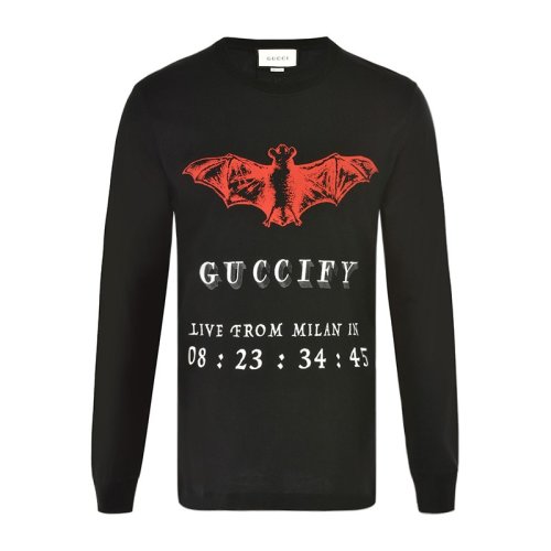  GUCCI/古馳 男士黑色棉質(zhì)衛(wèi)衣 476330 X3N25 1082 PLFSX