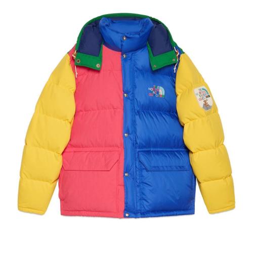  GUCCI古馳 22年秋冬 男士 The North Face x Gucci聯(lián)名系列羽絨夾克 670653 XAAEQ 3569