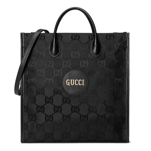GUCCI/古馳  Off the Grid系列 黑色尼龍可回收材料長款離網(wǎng)手提袋 630355 H9HAN 1000