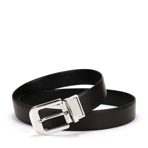 Emporio Armani/安普里奧阿瑪尼 男士牛皮針扣式雙面皮帶腰帶 Y4S070 YKL2E