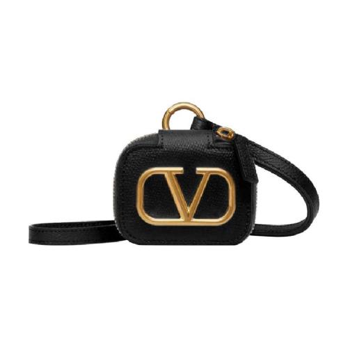  VALENTINO華倫天奴 22年春夏 女士 收納包 éTUI POUR AIRPODS PRO VLOGO SIGNATURE EN VEAU G 預(yù)定商品1-3周發(fā)貨