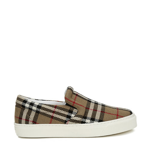 BURBERRY/博柏利21新品男款織物懶人鞋休閑鞋平底鞋 8032192