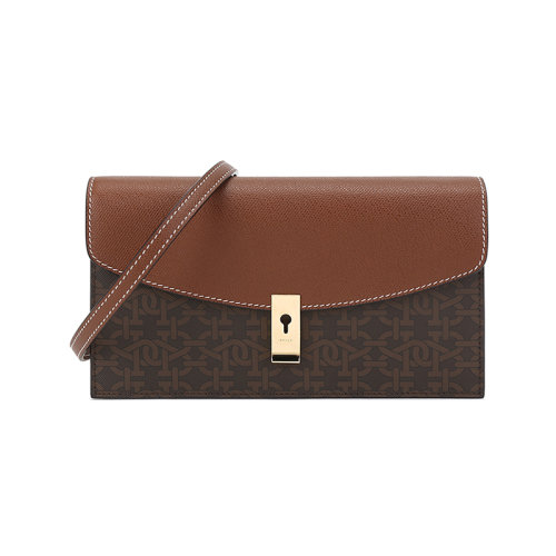 BALLY/巴利 女士TPU單肩斜挎包手拿包B型交織字母圖案 LILITH TPM