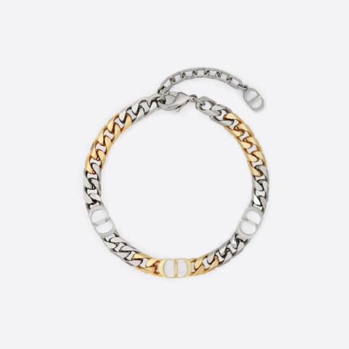  DIOR迪奧 22年秋冬 男士 手鐲 CD Icon 鏈環(huán)手鏈 B1721HOMMT_D012