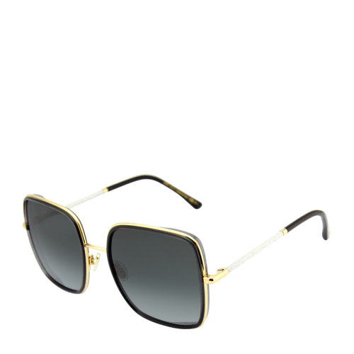 Jimmy Choo/周仰杰 太陽(yáng)鏡 墨鏡 大框 女款 閃亮 時(shí)尚 經(jīng)典 優(yōu)雅 復(fù)古 街拍 全框 精致水晶 鏡腿 JAYLA/S 57mm Jimmy Choo周仰杰