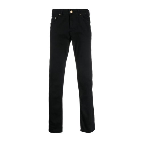  VERSACE JEANS COUTURE 男士黑色棉質(zhì)牛仔褲 A2GVA0D4 60366 899 PLFSX