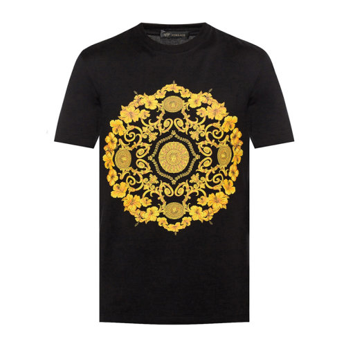 VERSACE 范思哲 男士 服裝  圓領(lǐng)印花棉質(zhì)短袖T恤 男士短袖T恤