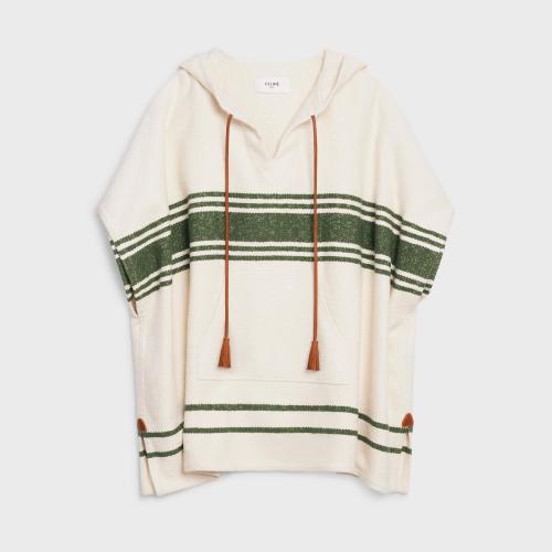  CELINE賽琳思琳 22年秋冬 女士 長(zhǎng)袖T恤 BAJA PLAGE TWEED RAYé 2V36E237Q.01GJ