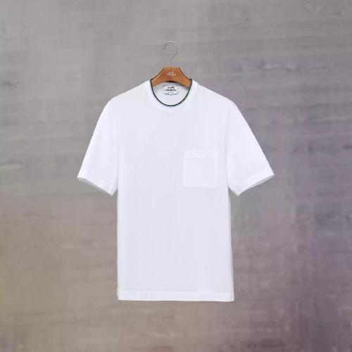  HERMES愛(ài)馬仕 22年秋冬 男士 短袖T恤 T-shirt ??piqures Sellier?? H267770HA90ME