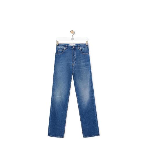  LOEWE羅意威 22年秋冬 男士 牛仔褲 Jeans in washed denim H526Y11X25-5380