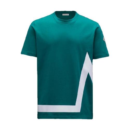  MONCLER蒙可蒙克萊 22年秋冬 男士 短袖T恤 M Motif T-Shirt H20918C000018390T865