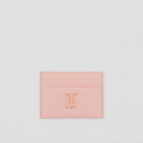  BURBERRY 22年秋冬 女士 粒紋皮革 TB 卡片夾 80623801