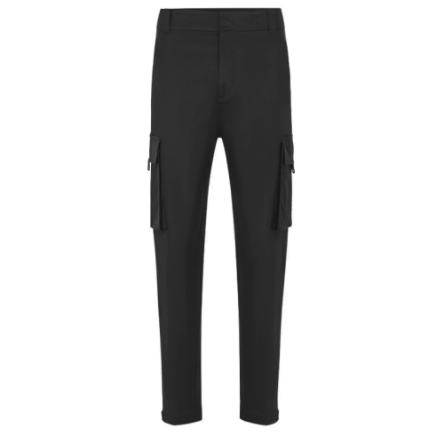 DIOR/迪奧  男士新款黑色工裝褲休閑褲 013C101A3866_C900