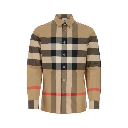  BURBERRY/博柏利 男士多色棉質(zhì)長(zhǎng)袖襯衫 8057468 PLFSX