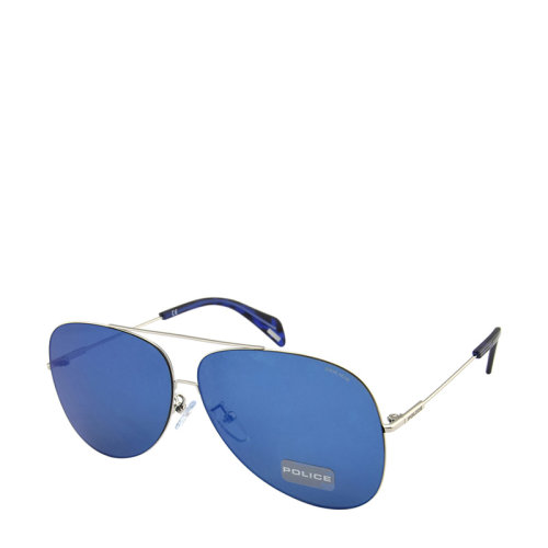 Police/警察 男女款太陽鏡 時(shí)尚飛行員蛤蟆鏡大框輕薄墨鏡眼鏡 SPL406 62mm