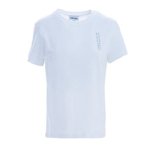  KENZO/高田賢三 女士白色棉質短袖T恤 FB62TS8474SA 01B PLFSX