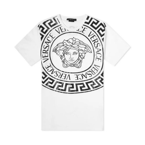  VERSACE/范思哲 男士印花棉質(zhì)短袖T恤 1000849 1A00614 2W020 PLFSX